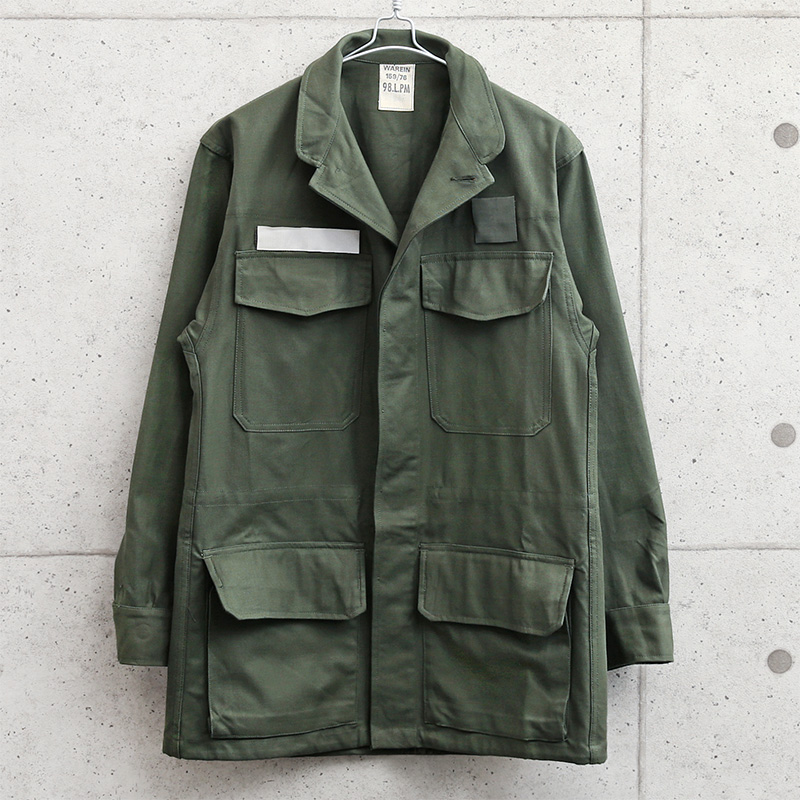 実物 新品 デッドストック フランス軍 AIR FORCE COMBAT フィールド ジャケット フライフロント