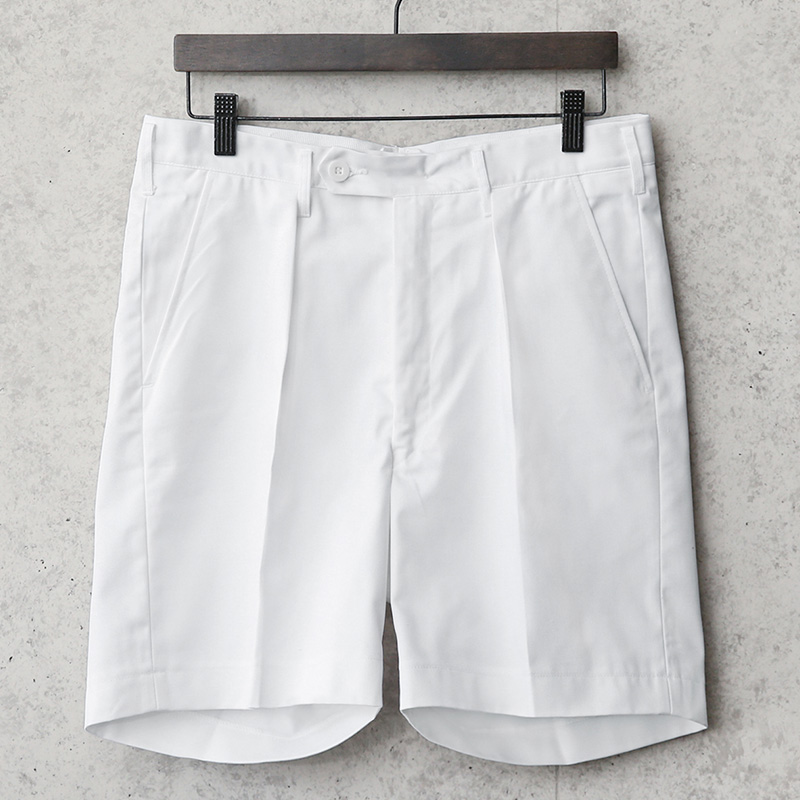 実物 新品 デッドストック スウェーデン軍 コットン ホワイト ショートパンツ