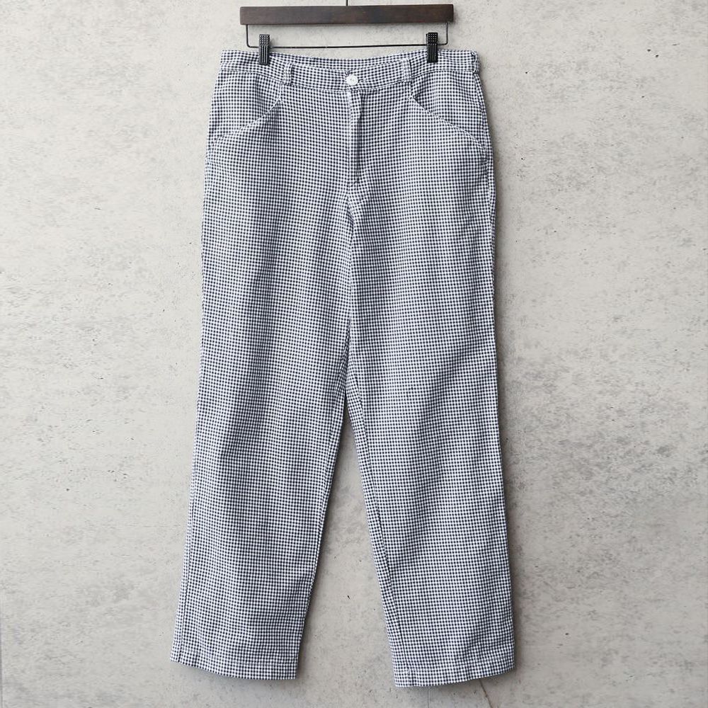 実物 USED ドイツ軍 シェパードチェック コックパンツ