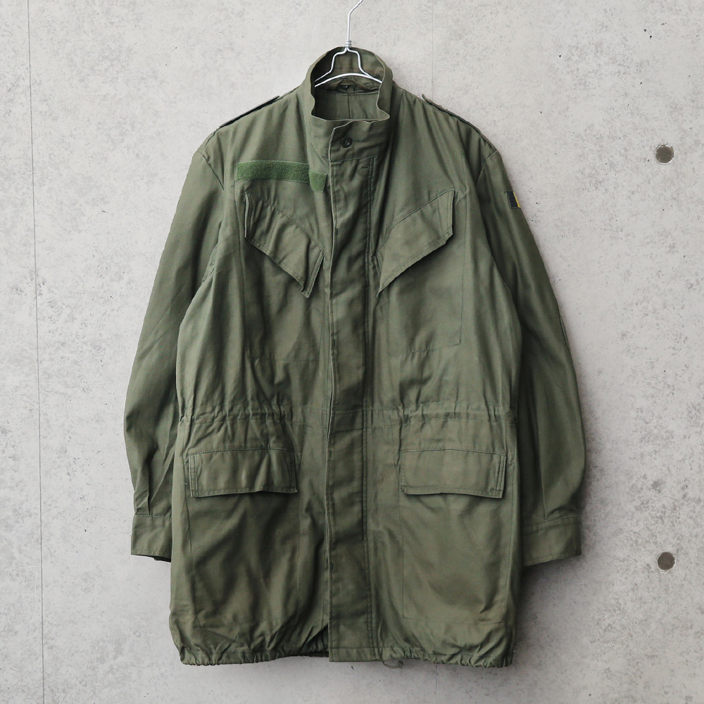 実物 USED ベルギー軍 M-64 フィールドジャケット スタンドカラー