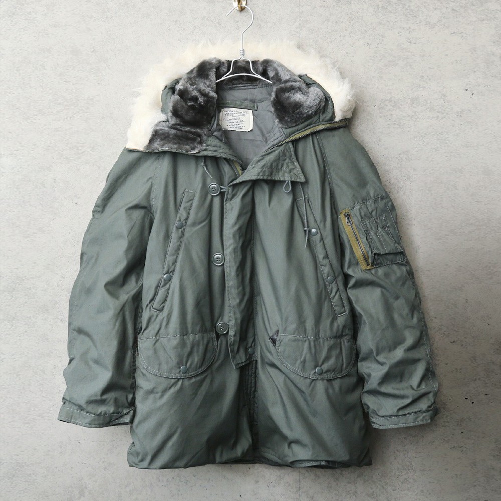希少 実物 USED 米軍 N-3B フライトジャケット