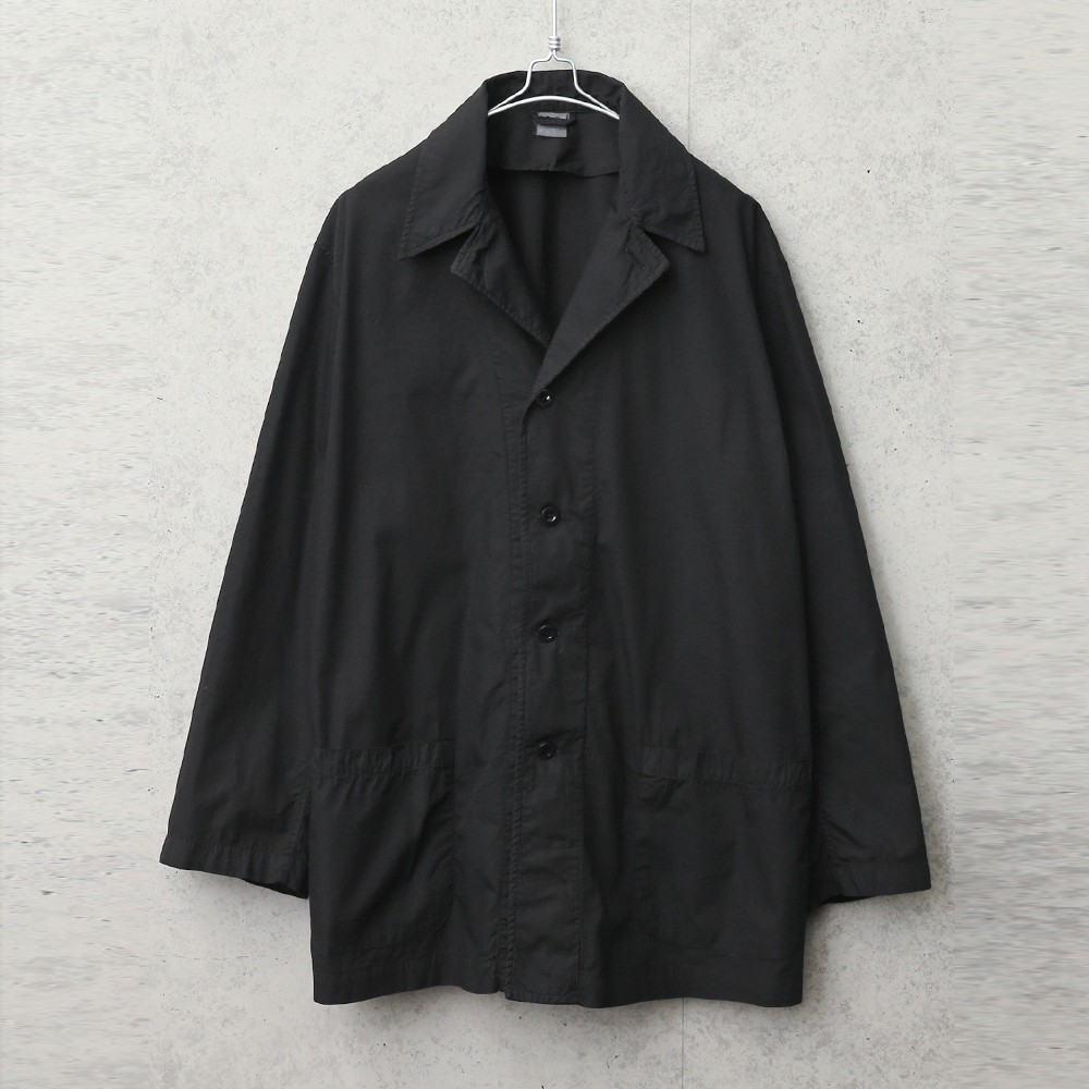 実物 新品 デッドストック イタリア軍 ホスピタルジャケット BLACK染め