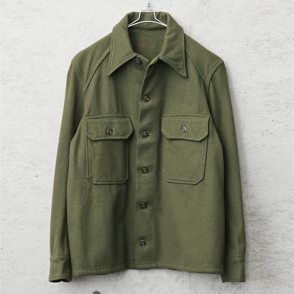 実物 USED 米軍 ヴィンテージ ウールシャツ OG-108 前期型