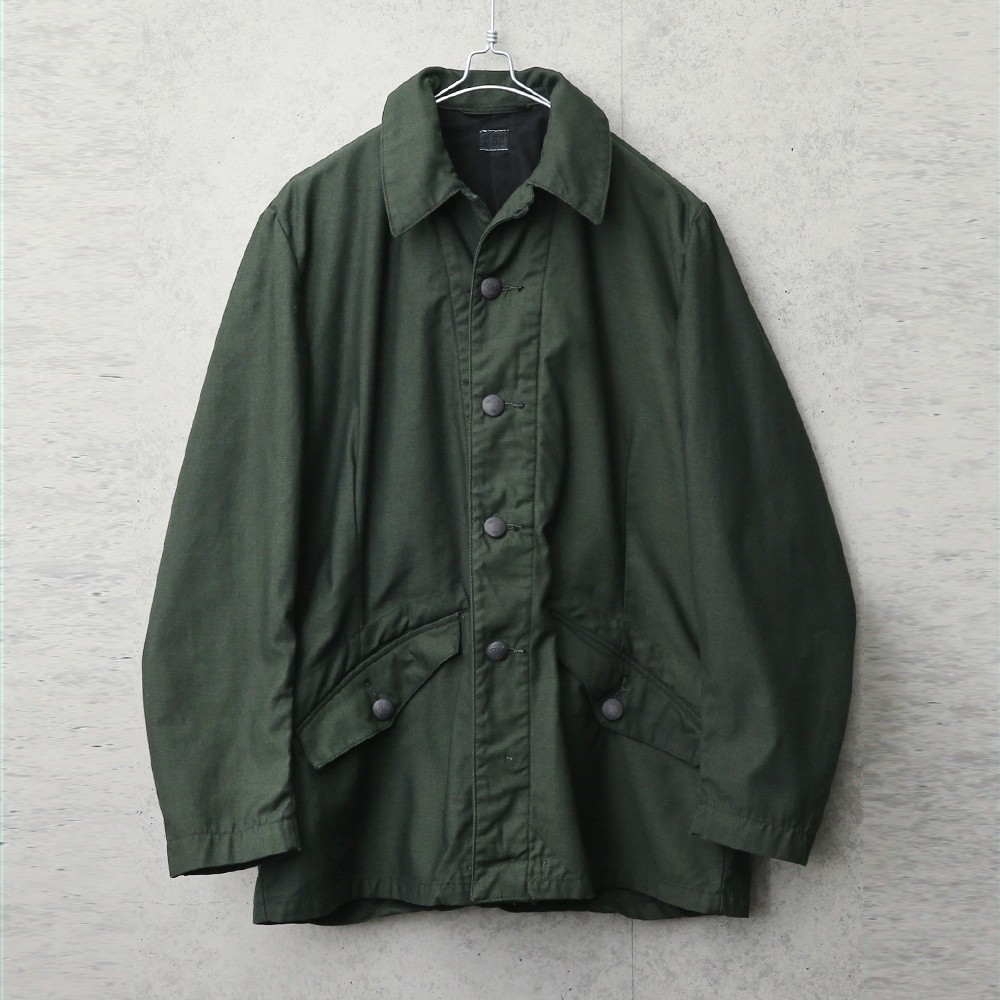 実物 USED スウェーデン軍 M-59 フィールドジャケット ダークオリーブ（BLACK染め）