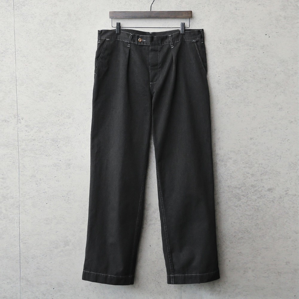 希少 実物 新品 デッドストック オランダ軍 チノパン BLACK染め