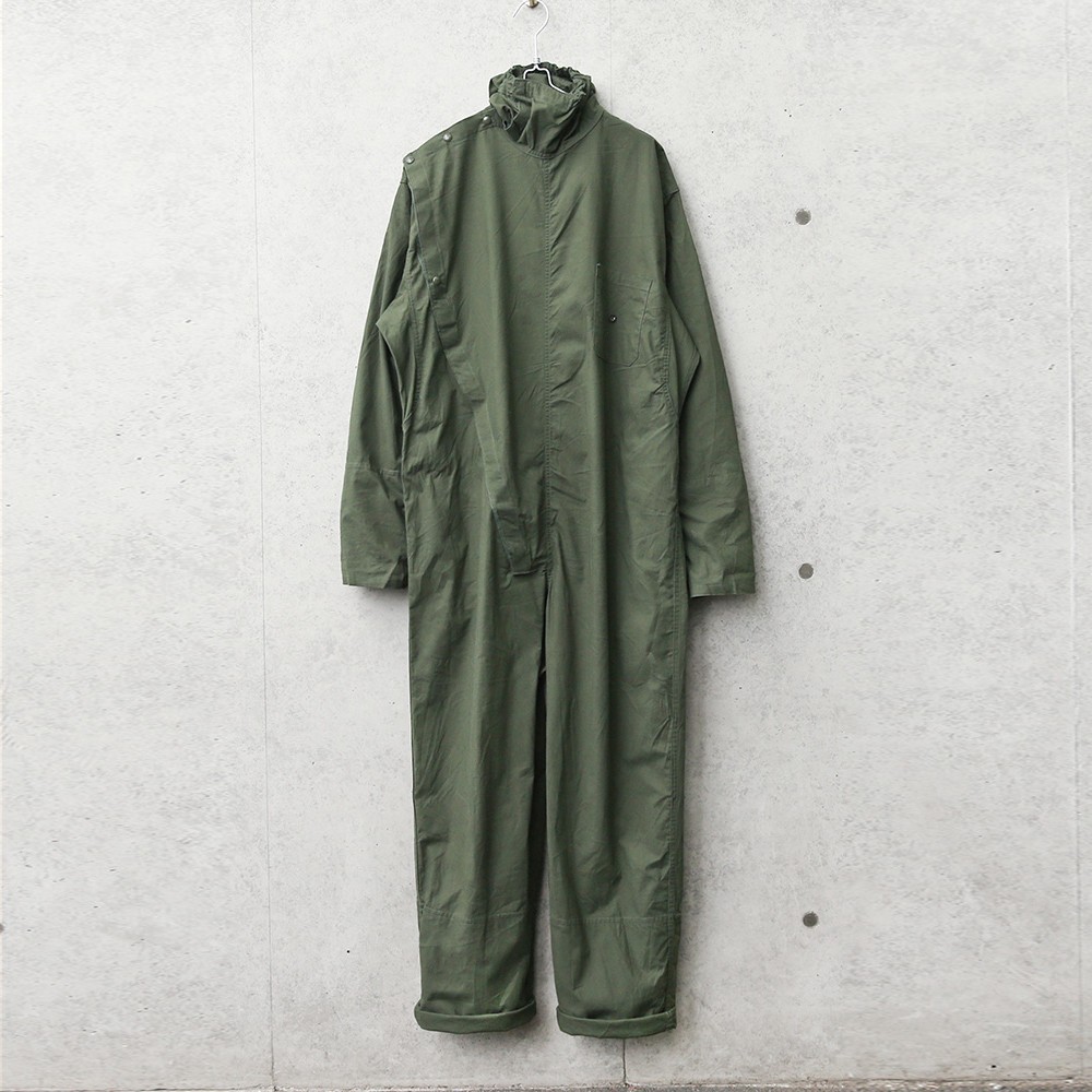 実物 新品 デッドストック フランス軍 NBC フーデッド カバーオール