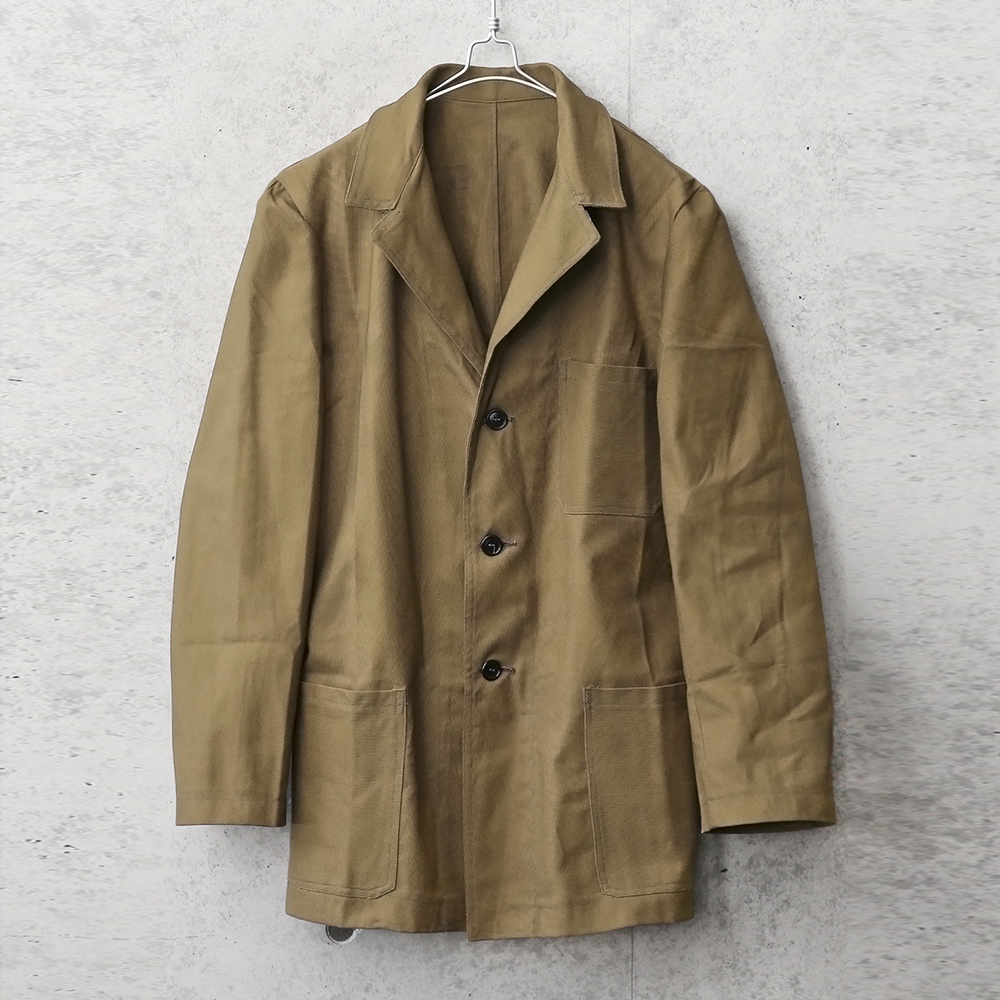 実物 新品 デッドストック イタリア軍 プリズナー ワークジャケット 3ポケット