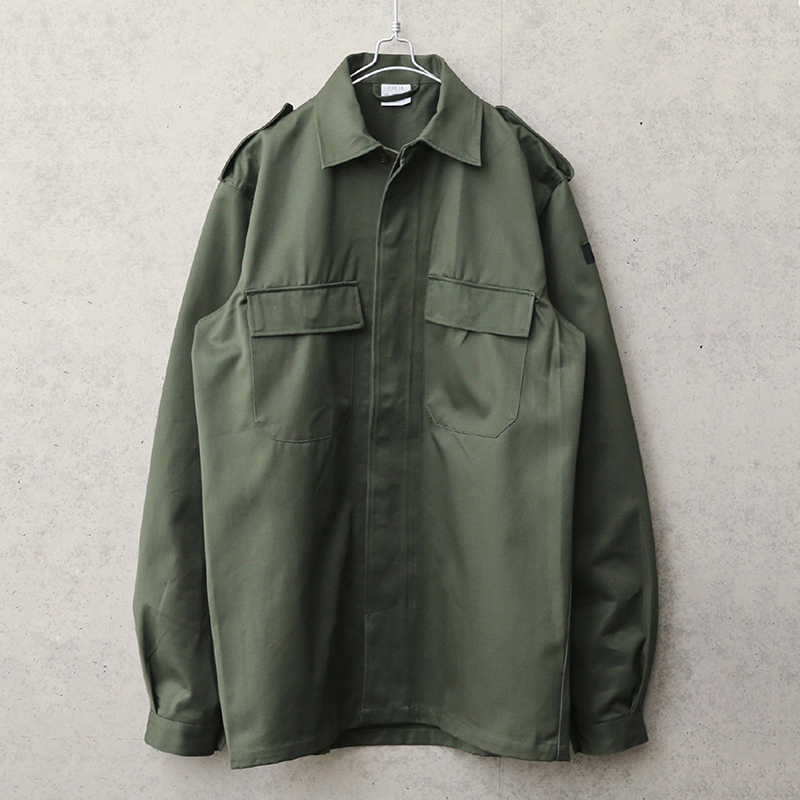 実物 新品 デッドストック ベルギー軍 ユーティリティーシャツ