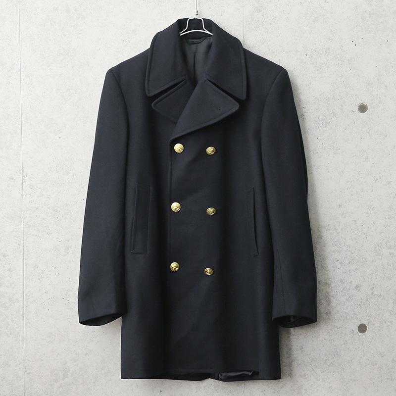 実物 新品 デッドストック イタリア海軍 ウール ピーコート