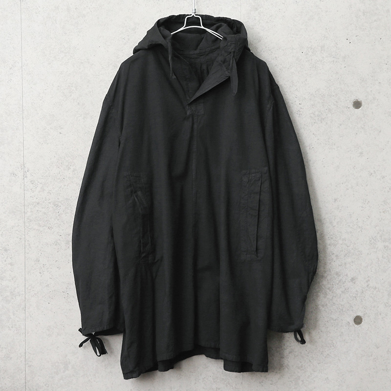 実物 USED チェコ軍 スノーカモ パーカ BLACK染め