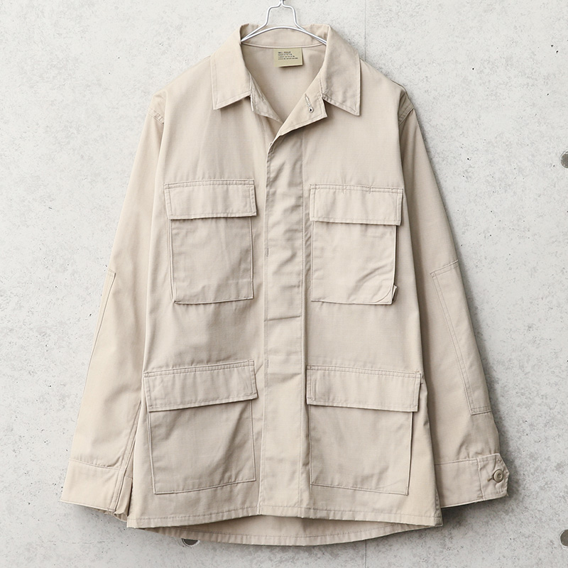 実物 新品 デッドストック 米軍 カーキ リップストップ BDU ジャケット