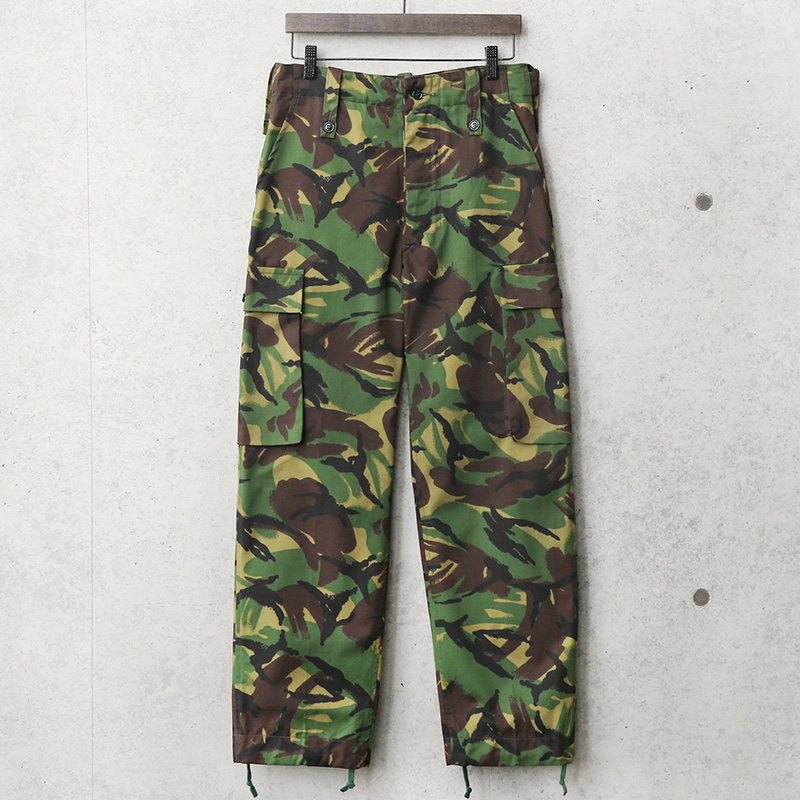 実物 新品 デッドストック イギリス軍 TEMPERATE（TROPICAL）コンバット カーゴパンツ DPMカモ