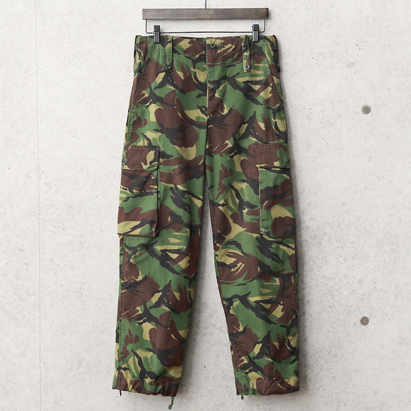 実物 USED イギリス軍 TEMPERATE（TROPICAL）コンバット カーゴパンツ DPMカモ【T】