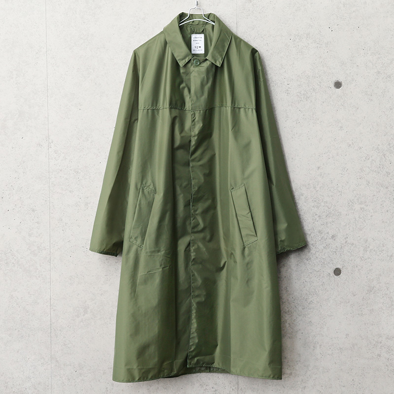 実物 新品 デッドストック フランス軍 レインコート OD