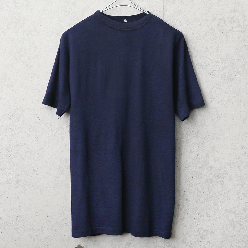 実物 新品 デッドストック イタリア海軍 ボートネック S/S Tシャツ
