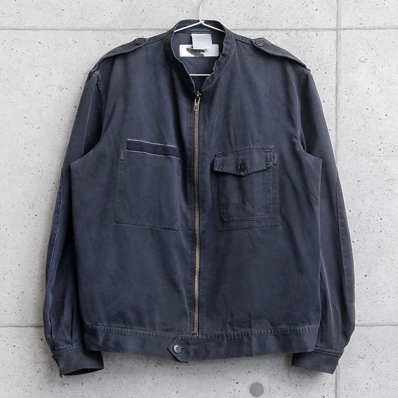 実物 USED フランス軍 LYCEE MILITAIRE（陸軍士官学校）スタンドカラー ブルゾン