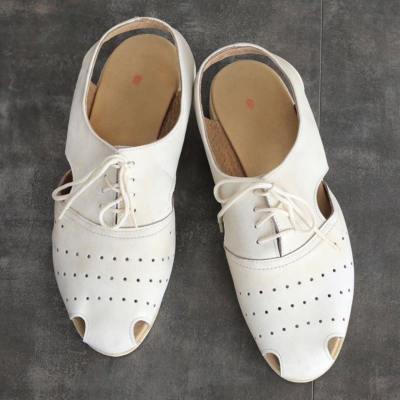 実物 USED チェコ軍 レザー レースアップ グルカサンダル