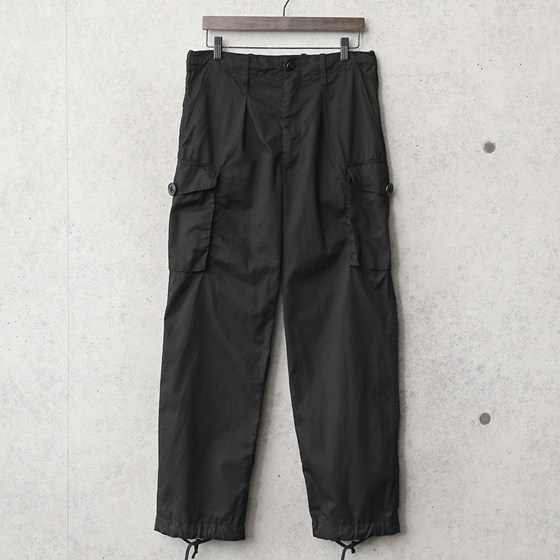 実物 新品 デッドストック イギリス軍 ライトウェイト コンバットトラウザー カーゴパンツ DPMカモ DEEP BLACK染め