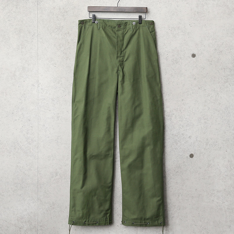 実物 USED スウェーデン軍 ヴィンテージ シンチバック ユーティリティ ワークパンツ