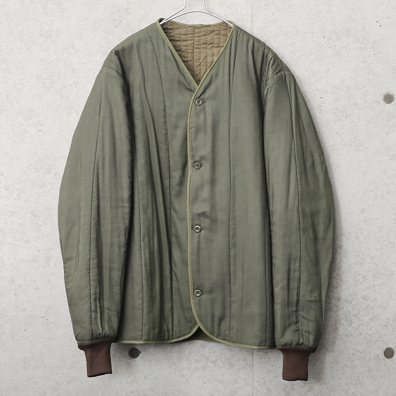 実物 新品 デッドストック チェコ軍 M-60 Vネック ライナージャケット