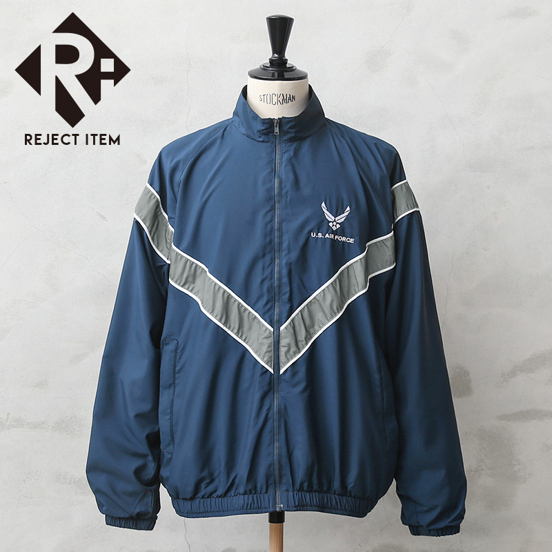 リジェクト 訳あり品 実物 USED 米軍 U.S.AIR FORCE PTU トレーニング ジャケット