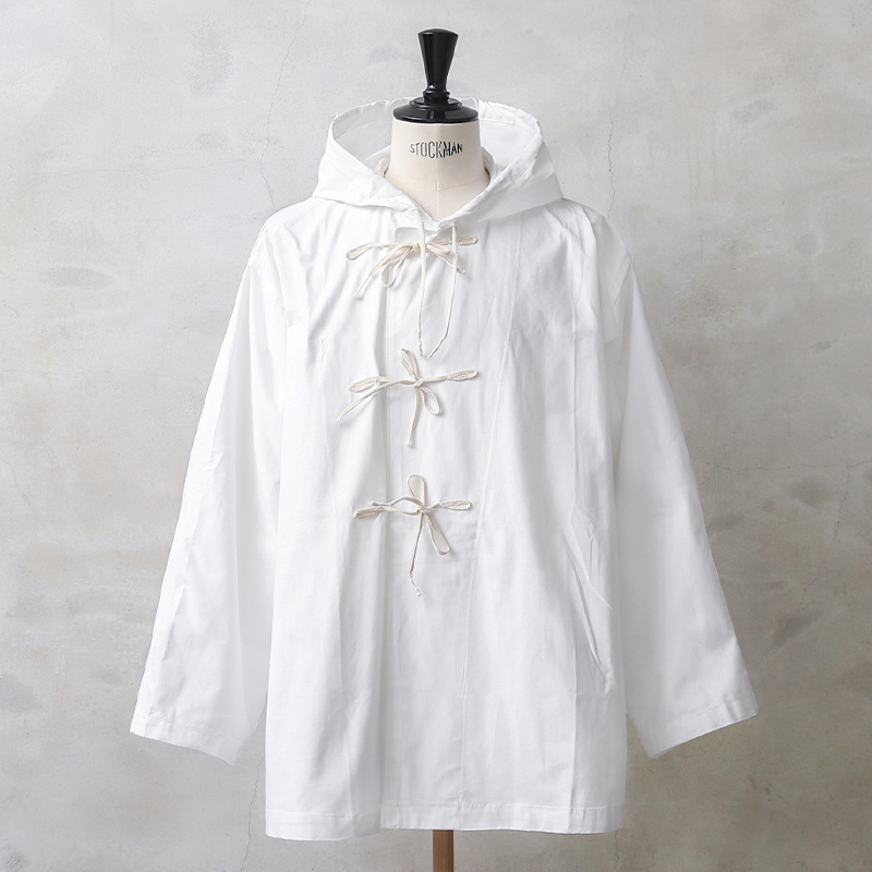 実物 新品 デッドストック イタリア軍 コットン スノーカモパーカー ホワイト