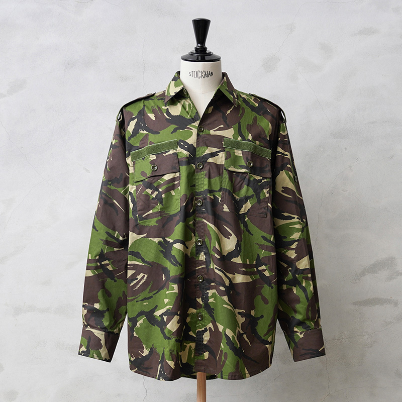実物 新品 デッドストック ルーマニア軍 M2002 リップストップ フィールドシャツ DPMカモ