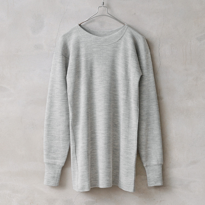 実物 新品 デッドストック イタリア プリズナー ボートネック アンダーシャツ