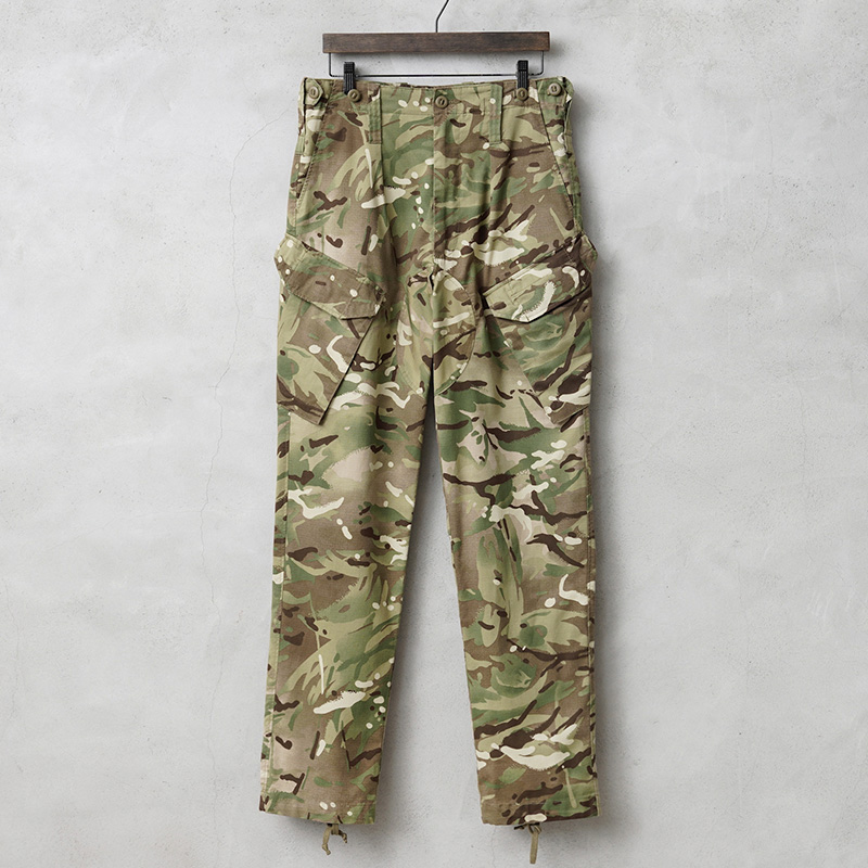 実物 USED イギリス軍 MTP コンバット カーゴパンツ スラントポケット アジャスター付き