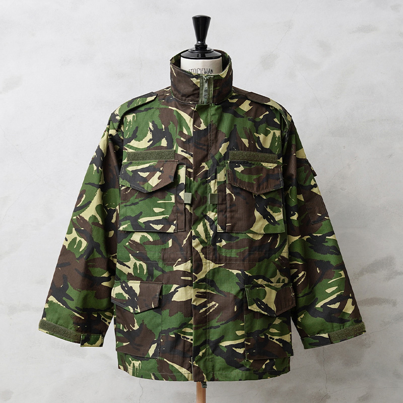実物 新品 デッドストック ルーマニア軍 M2002 リップストップ フィールドジャケット DPMカモ ベルクロポケット