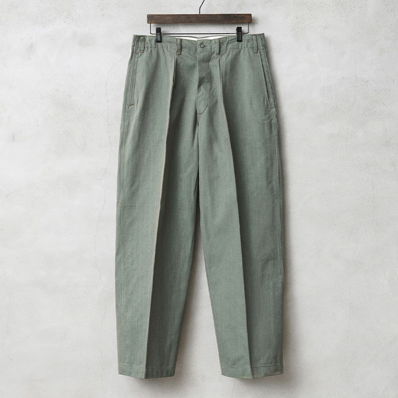 実物 新品 デッドストック スウェーデン軍 プリズナー パンツ