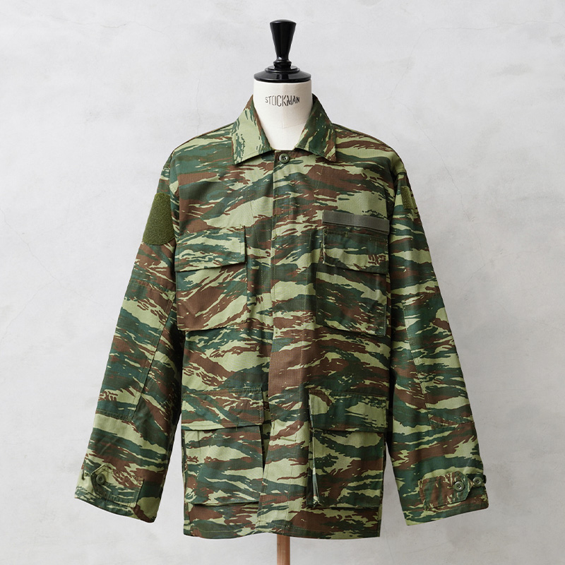 実物 新品 デッドストック ギリシャ軍 リザードカモ フィールドジャケット