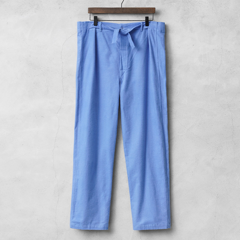 実物 新品 デッドストック 米軍 ヴィンテージ HOSPITAL フランネル パンツ