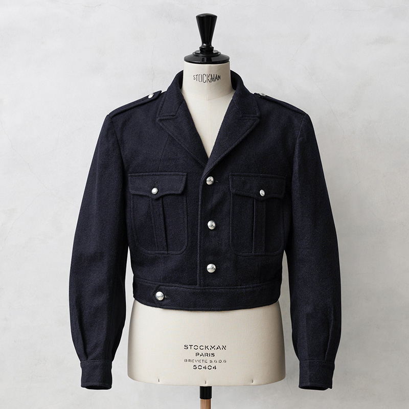 実物 新品 デッドストック フランス軍 MILITARY POLICE 50's ヴィンテージ ウール IKE（アイク）ジャケット