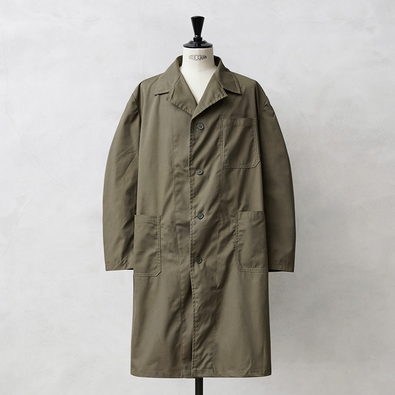 実物 新品 デッドストック ルーマニア軍 ワークコート カーキ
