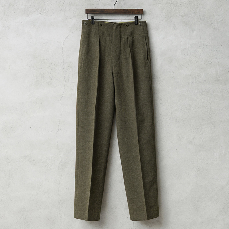 実物 新品 デッドストック カナダ軍 BATTLE DRESS（バトルドレス）ウール トラウザーズ CADET MODEL