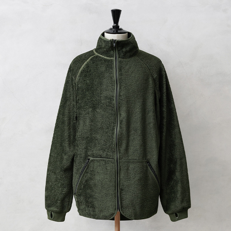 実物 USED オランダ軍 FIRE RESISTANT フリース ライナージャケット ロングボア