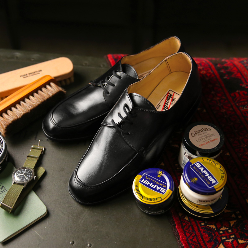 実物 新品 デッドストック イタリア軍 MONTE BOVE社製 レザー オフィサーシューズ