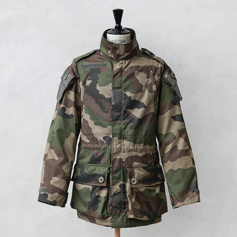 実物 新品 デッドストック フランス軍 FELIN T4 S2 リップストップ コンバットジャケット CCEカモ