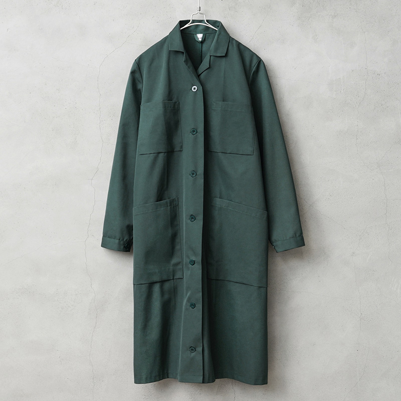 実物 新品 デッドストック スウェーデン軍 レディース メディカルコート スレートグリーン