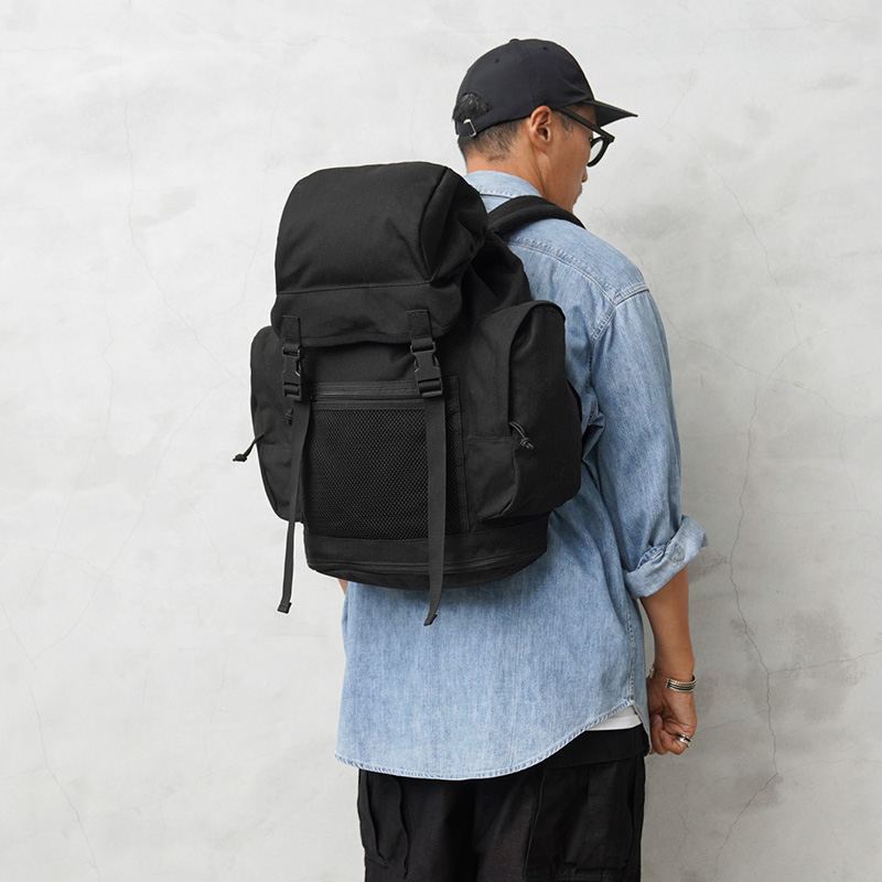 実物 USED イギリス軍 フィールド バックパック BLACK #2