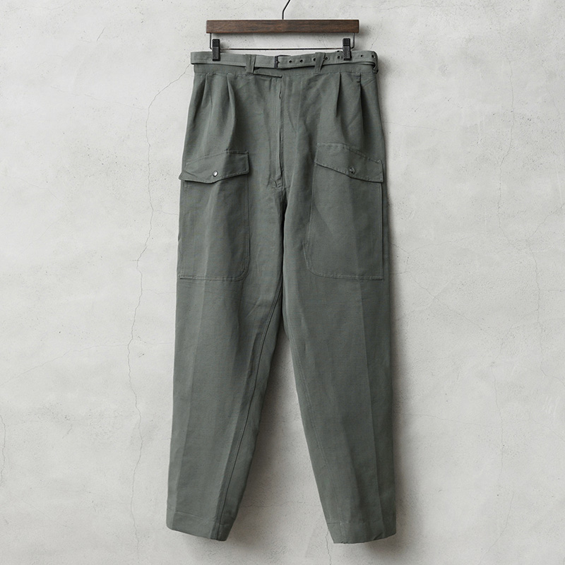 実物 新品 デッドストック イタリア軍 AIR FORCE グレー ワークパンツ