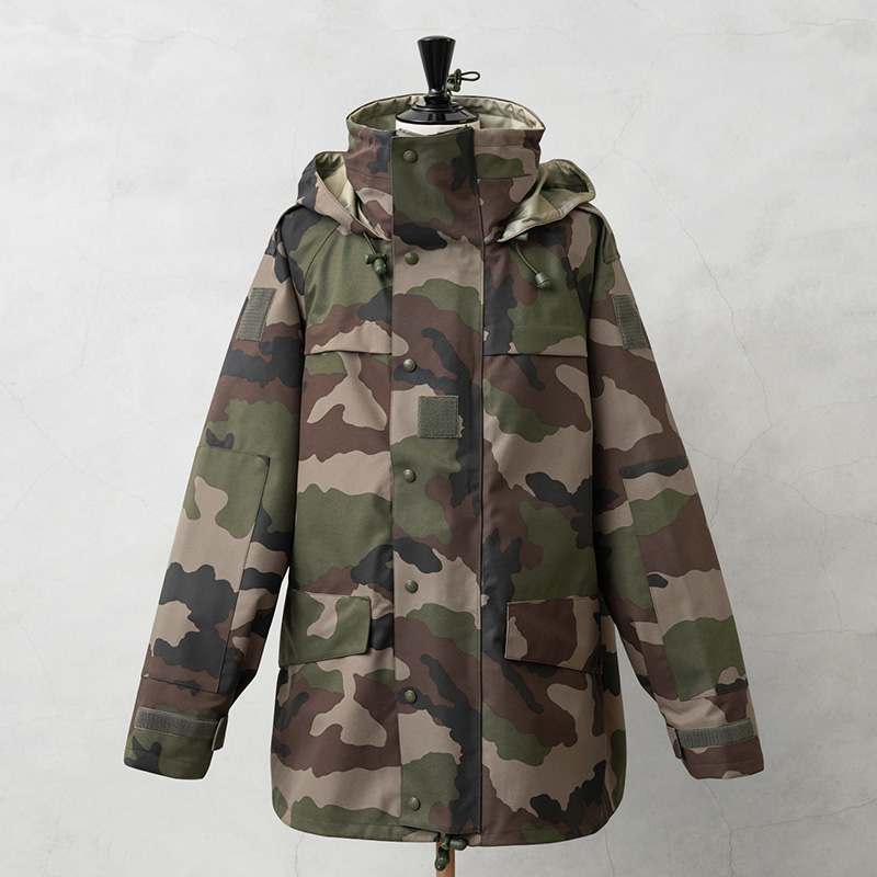 実物 新品 デッドストック フランス軍 CCE CAMO WATERPROOF フィールドパーカ 4ポケット