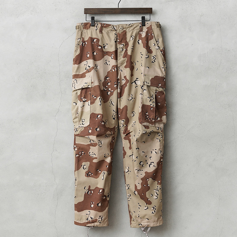 実物 新品 デッドストック 米軍 6Cデザート（チョコチップ）カモ BDU カーゴパンツ