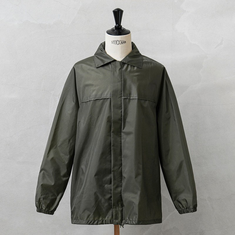 実物 新品 デッドストック フランス軍 ナイロン レインジャケット TYPE-2 ベルクロ