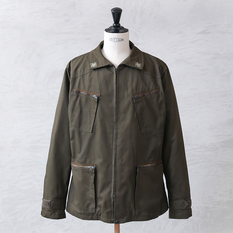 実物 USED イタリア軍 パラトルーパージャケット ライナー付き オリーブ