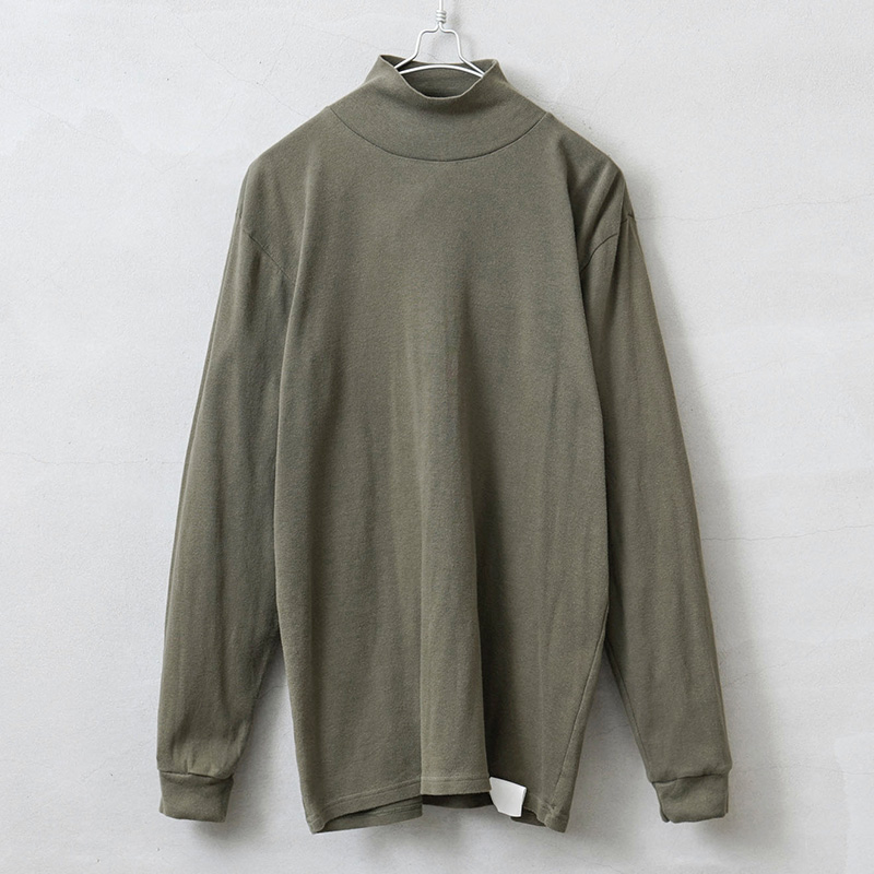 実物 USED イギリス軍 RAF（ROYAL AIR FORCE）AIRCREW モックネック  L/S Tシャツ / ROLL NECK