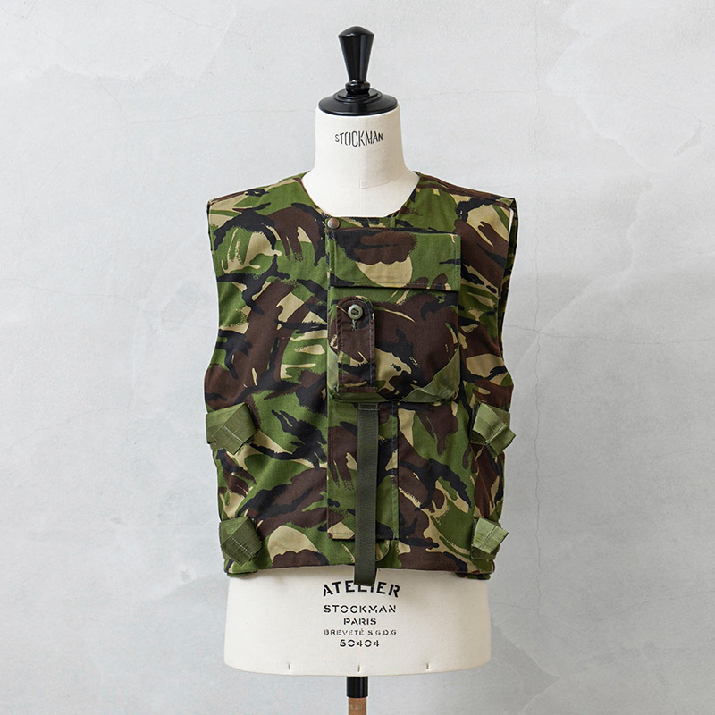 実物 USED イギリス軍 コンバット ボディアーマーベスト DPMカモ