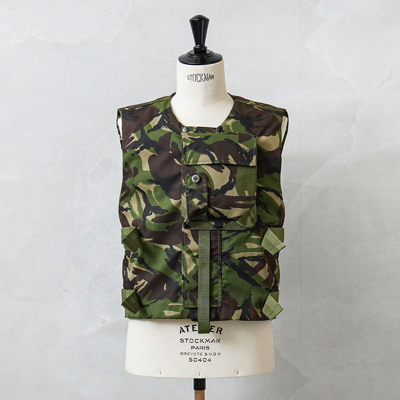 実物 新品 デッドストック イギリス軍 コンバット ボディアーマーベスト DPMカモ