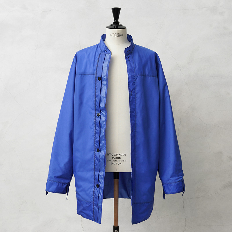 実物 新品 デッドストック オランダ軍 CIVIL DEFENSE WATERPROOF ブリーザブル ライナーコート BLUE ブルーライニング